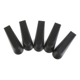 5pcs Tapones De Puertas Cuñas Bloque Tope Plástico Negro