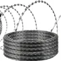 2 Rollos Alambre De Puas Concertina Doble Cruzada De 45cm De Diametro 10 Metros Por Rollo 20 Metros Totales Ranchero | Envío gratis