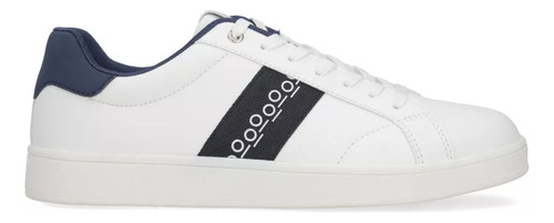 Tenis Urbano Hombre Capa De Ozono 611701 Casual Blanco Azul