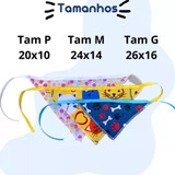 Kit 100 Bandanas P/ Pet Shop Banho E Tosa Atacado Cachorro Cor Diversos