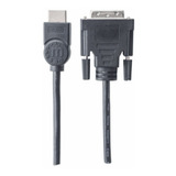 Cable Para Monitor Hdmi - Dvi-d 24+1 Macho Manhattan 1.8m /v