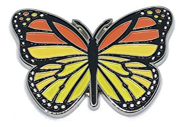 Imán Metálico Sonoran Souvenirs Con Forma De Mariposa Monarc