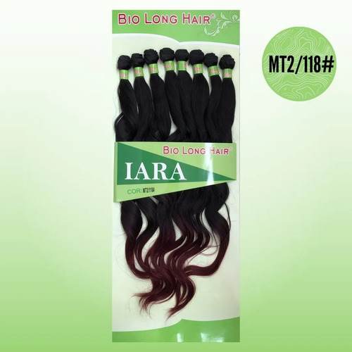 2 Cabelo Orgânico Natural Liso Ondulado 8 Telas 70cm +brinde