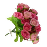 Ramo Rosas Artificial Rococco X 10 Unidades Rositas Deco