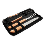 Set De Asado Parrilla Utensilios X3 Parrilleros Con Estuche