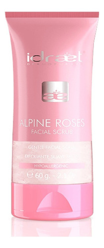 Idraet Alpine Roses Facial Scrub Crema Exfoliante Suave Tipo De Piel Todo Tipo De Piel