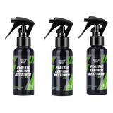 3pcs Aurador De Cuero Plástico Revitalizador Automotriz