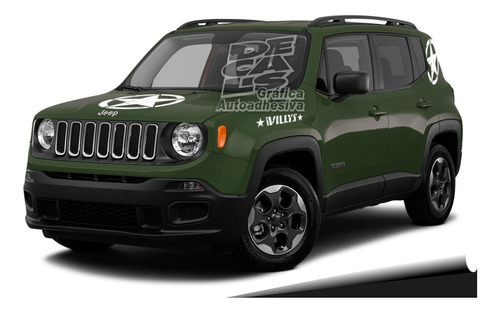 Calco Jeep Renegade Willys Kit Capot Y Laterales