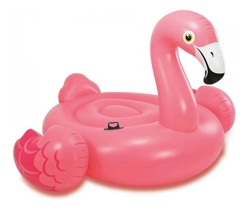 Boia Bote Flamingo Inflável Grande Para Piscina 142cm Intex