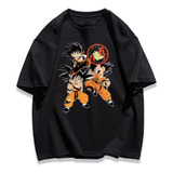 Camisetas Com Estampa De Manga Curta Dragon Ball Goku Fighti