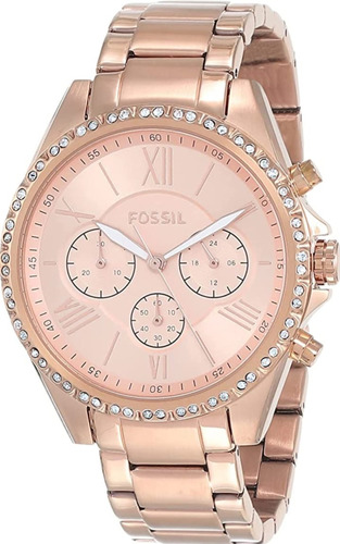 Reloj Fossil Bq3377 Oro Rosa Dama