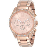 Reloj Fossil Bq3377 Oro Rosa Dama