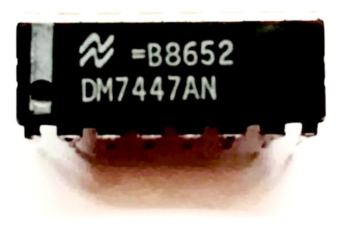 Dm7447 7447 / Sn7447 Integrado Decodificador 7 Segmentos Nsc