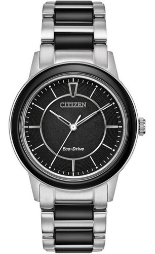 Reloj Citizen 61164 Em0741-51e Mujer Chandler Ceramic Color Del Fondo Negro 61164