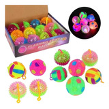 12 Pelotas Figuras Luz Led Juguete Piñata Fiesta Bolo