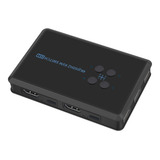 Kvm Switch Hdmi 4 Port Box Seletor De Switch Usb Com 4 Hubs