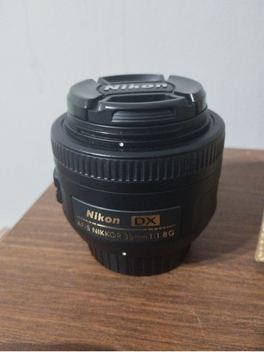 Lente Nikon Dx 35 Mm Af-s 1:1.8 G, Con Funda Y Caja