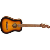 Guitarra Acustica Fender Redondo Mini 0970710103 Con Funda