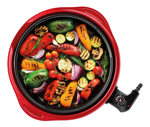 Grill Multifuncional Life Red 30cm Lenoxx Pgr159 