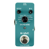 Pedal De Efeito M-vave Dig Reverb  Azul-celeste