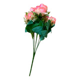 Ramo Pimpollos Grandes Flores Artificiales 33cm 12068