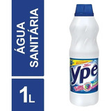 Kit 12un. Água Sanitária Ypê Frasco 1 Litro