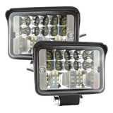 Par Farol Milha Led 54w Barco Moto Carro Trator Caminhão 4x4