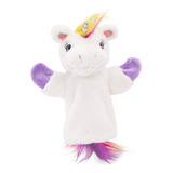 Peluche Unicornio Marioneta Mano Niños Juguete Muñeco Suave