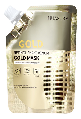 Máscara Facial U Retinol Snake Gold Que Limpia Los Poros Y A