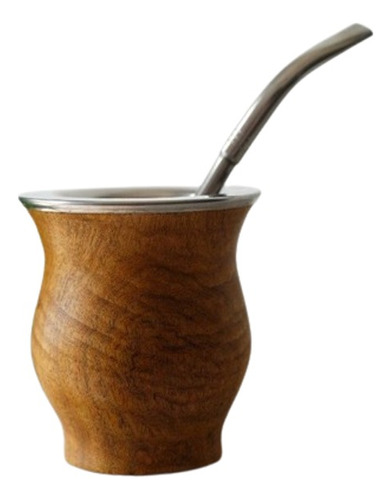 Mate Algarrobo Premiun + Bombilla Pico Loro