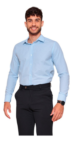 Camisa Social Masculina Slim Fit Premium Pronta Entrega