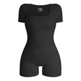 Ropa Deportiva De Yoga De Color Liso De Una Pieza Para Mujer