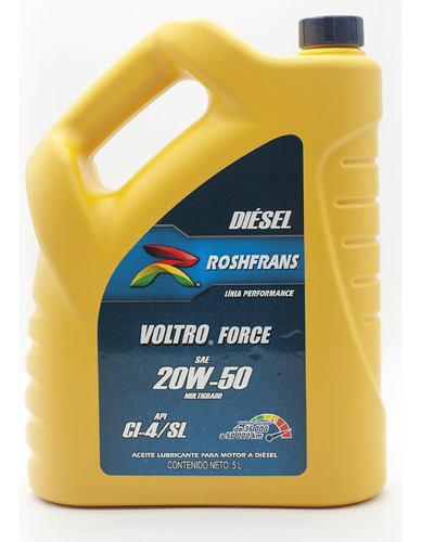 Liquido Motor 20w50 A Diesel Camion Voltro Sl 5l Roshfrans