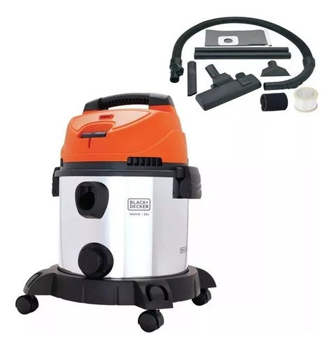 Aspiradora Polvo Liquido Black Decker Bdwds20 1600w 20 Litro