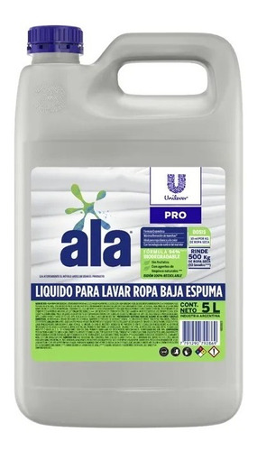 Jabón Liquido Ala Baja Espuma X 5 Litros 