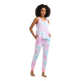 Pijama Promesse Musculosa Y Babucha Algodon Sky Twister10197