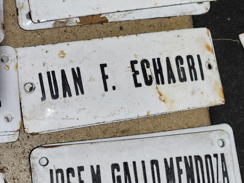 Cartel De Calle Enlozado  Juan F. Echagri .muchos Modelos