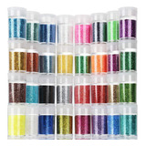 Teenitor Fine Glitter  32 Tarros 0.28 Oz Cada Juego De Purpu