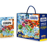 Viaja Aprende Explora Europa Libro + Puzzle 210 Piezas Sassi