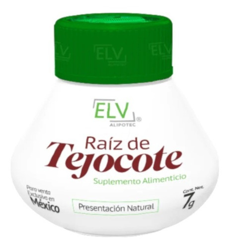 Raiz Tejocote Elv Tratamiento 3 Meses 10 Frascos 90 Trozos