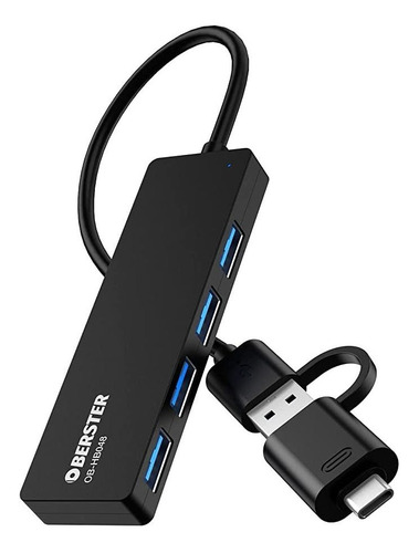 Hub Usb 3.0 Con Adaptador Usb C 4 Puertos Para iMac Pro