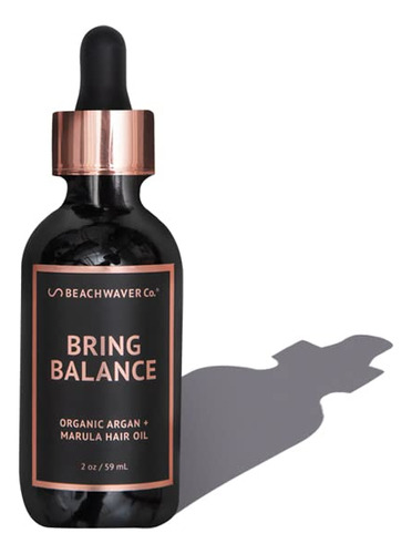 Bring Balance Aceite Organico De Argan + Marula Para El Cabe