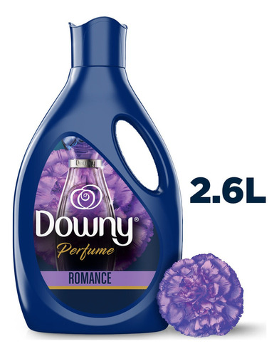 Suavizante De Telas Downy Perfume Romance Sofisticado Y Duradero 2.6l