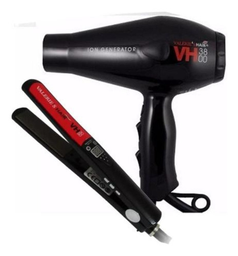 Secador Valeries Hair 2300w 220v + Prancha Titanium Bivolt