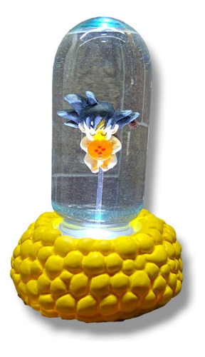 Lampara Capsula Goku Bebe Con Esfera Dragon Ball, Colores