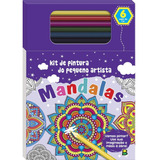 Kit De Pintura Do Pequeno Artista: Mandalas, De Brijbasi Art Press Ltd. Editora Todolivro Distribuidora Ltda., Capa Mole Em Português, 2022