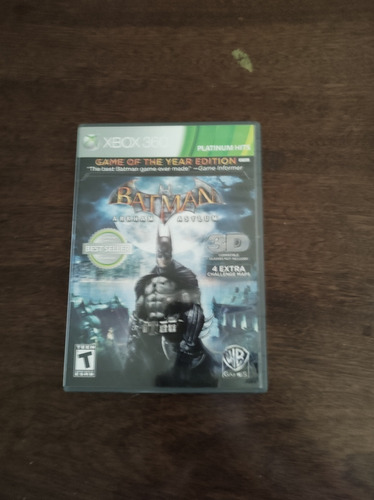 Juego Original Físico Xbox360 Batman Arkham Asylum 