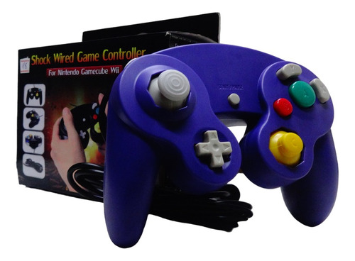 Controle Gamecube Wii Nintendo Shock Wired Game Controller