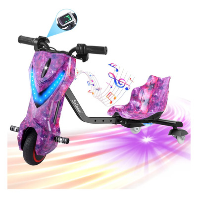 Triciclo Eléctrico Solnow 42v 1 Asiento 18 Km\u002Fh El Cielo Púrpura | Envío gratis
