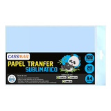 Papel Transfer Azul Sublimático A4 210x297mm 20 Folhas